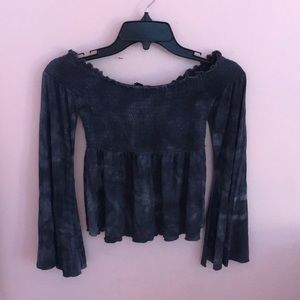 American eagle off the shoulder top